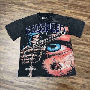 Godspeed Black Graphic Tee with Bold Design